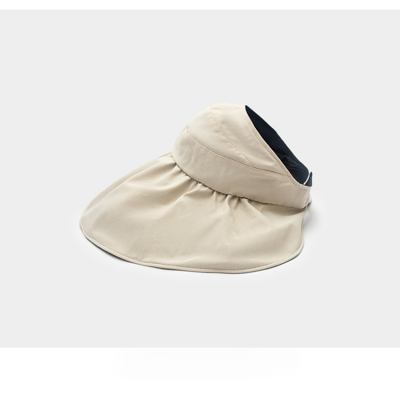 Wholesale Nylon Summer UV Protection Black Glue Sun Hat